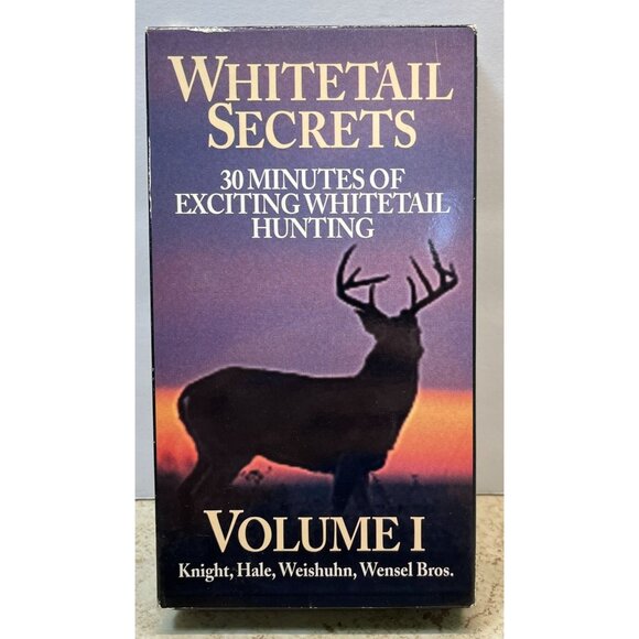 Whitetail Secrets Volume 1 VHS Hunting Knight Hale Weishuhn Wensel Bros - Picture 5 of 6